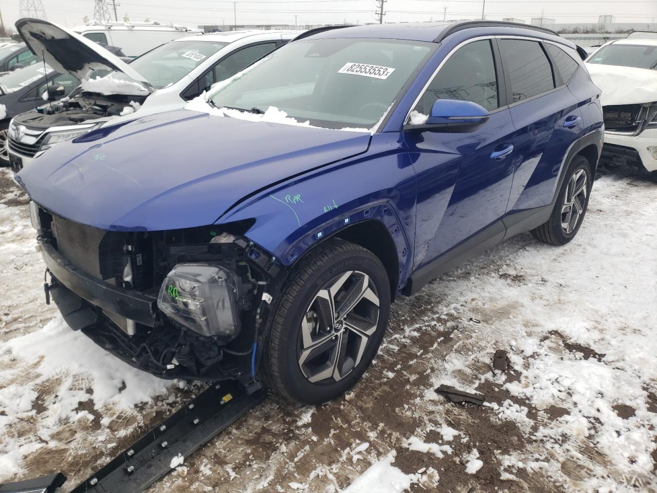 2022 HYUNDAI TUCSON SEL VIN:5NMJFCAE7NH051761