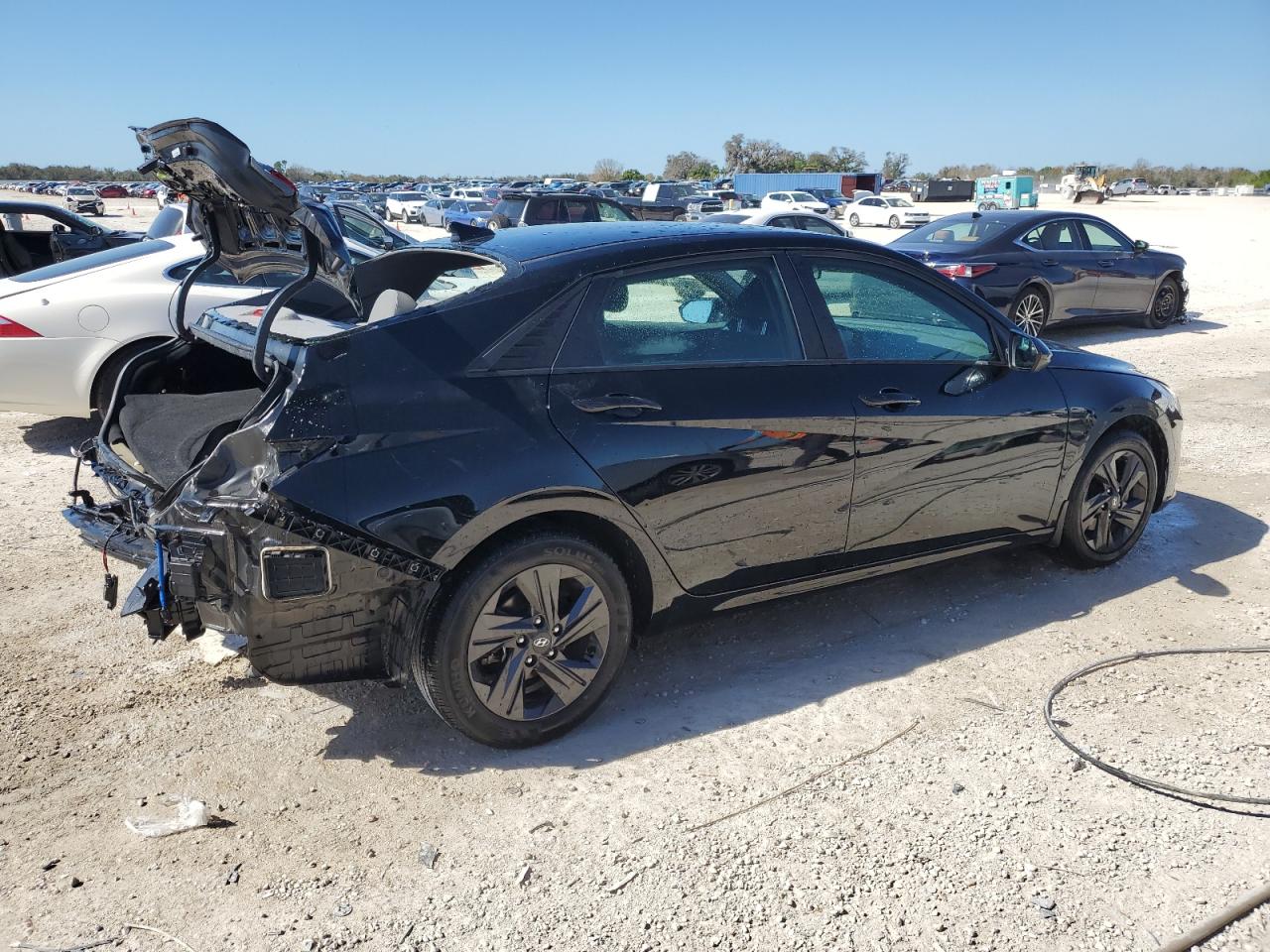 2022 HYUNDAI ELANTRA BLUE VIN:KMHLM4AJ3NU014843