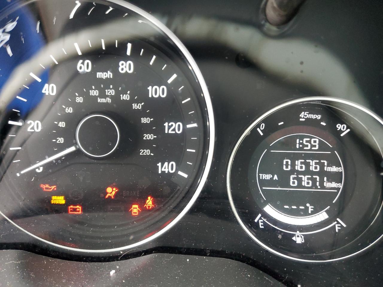 2022 HONDA HR-V SPORT VIN:3CZRU6H16NM739934