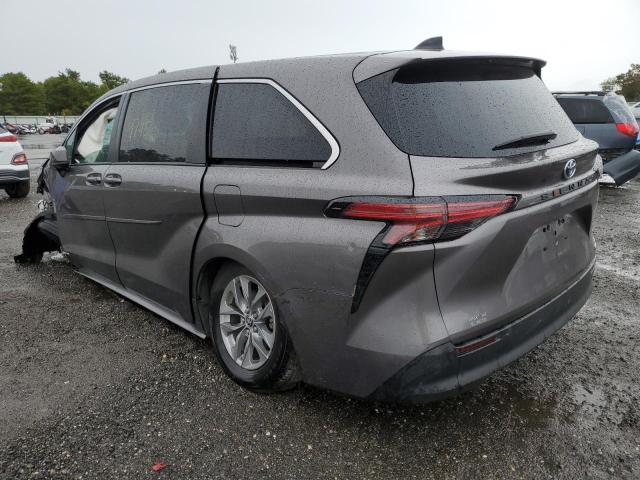 2021 TOYOTA SIENNA LE VIN: 5TDKRKEC6MS014470