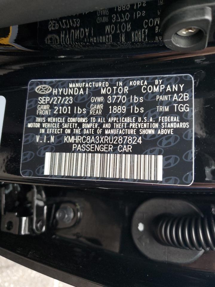 2024 HYUNDAI VENUE SEL VIN:KMHRC8A3XRU287824