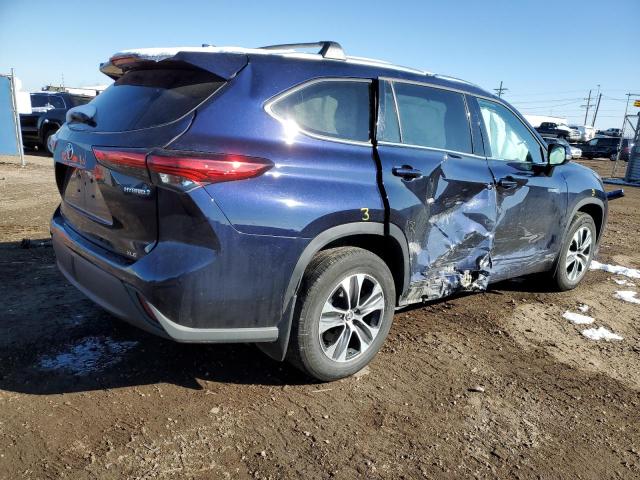 2021 TOYOTA HIGHLANDER HYBRID XLE VIN: 5TDHBRCHXMS025333