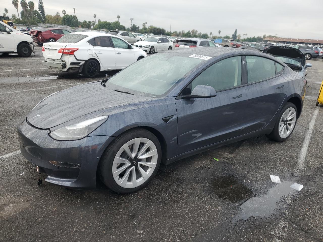 2022 TESLA MODEL 3  VIN:5YJ3E1EB4NF363117