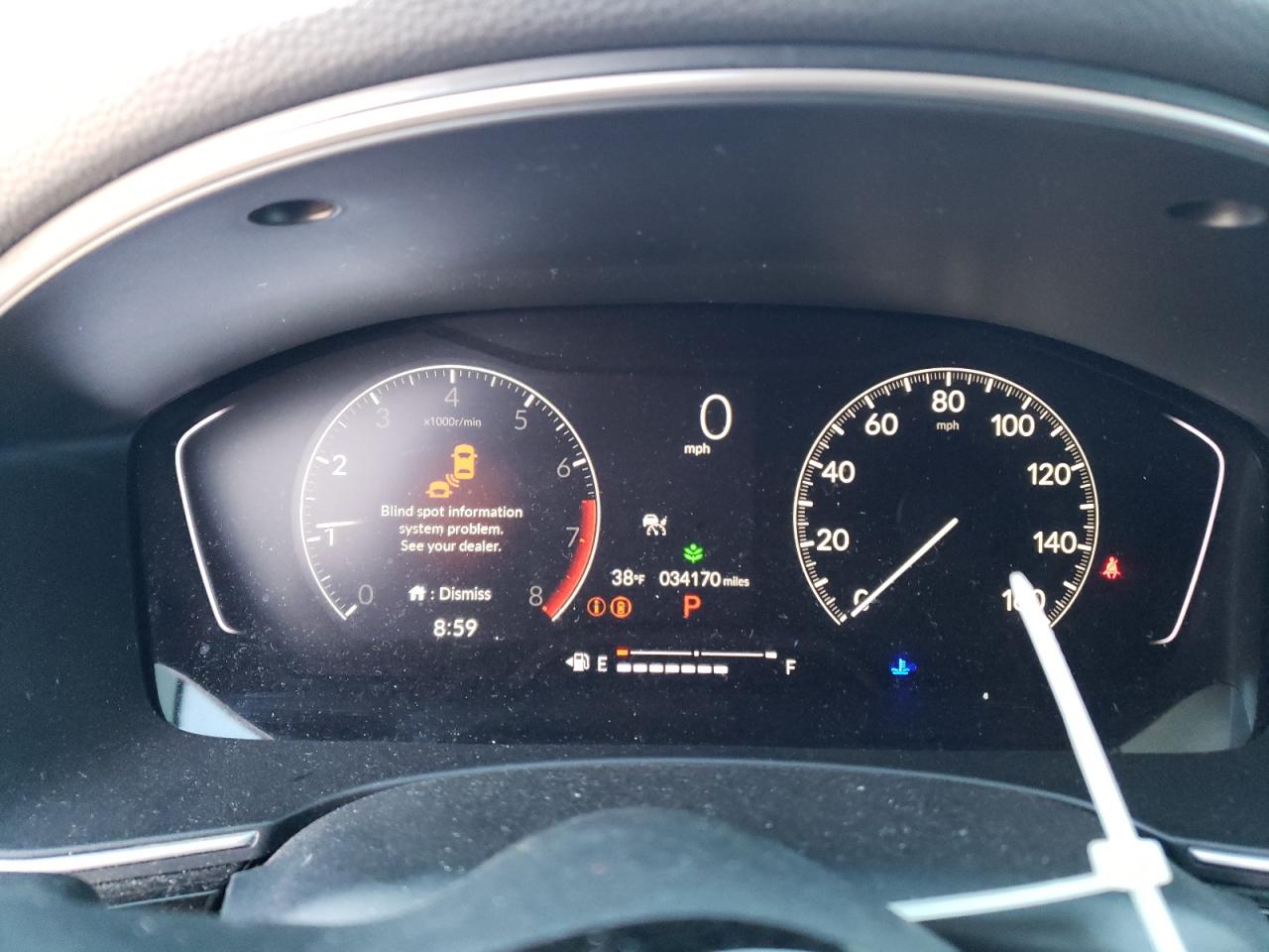 2023 HONDA CIVIC EXL VIN:19XFL1H72PE005842