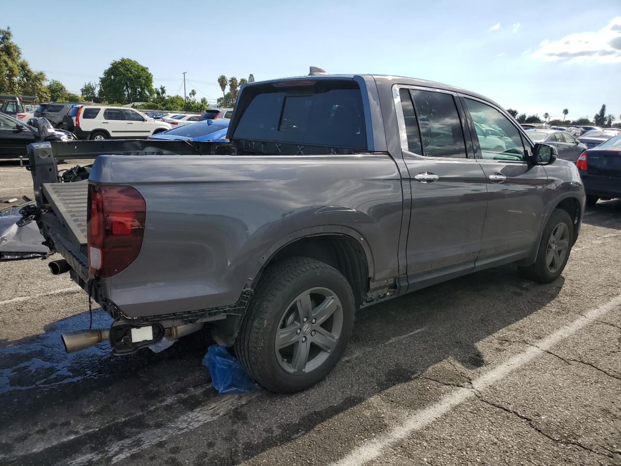 2022 HONDA RIDGELINE RTL VIN:5FPYK3F74NB014163