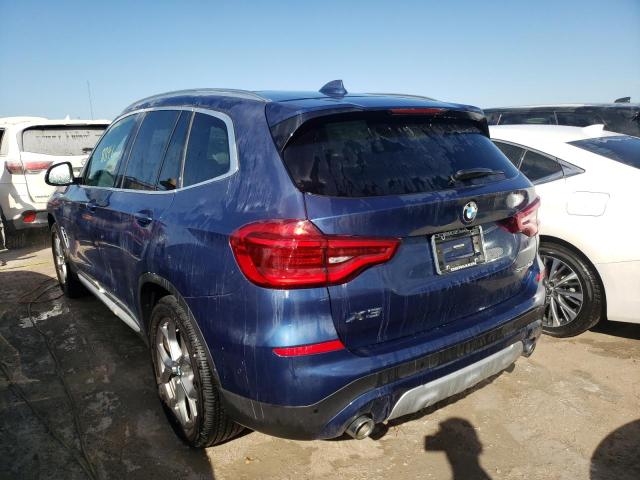 2021 BMW X3 SDRIVE30I VIN: 5UXTY3C07M9G12170