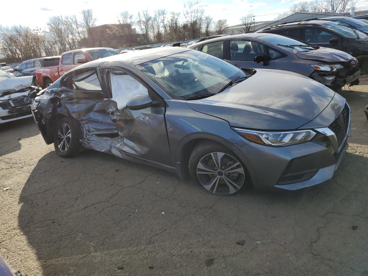 2022 NISSAN SENTRA SV VIN:3N1AB8CV7NY215136