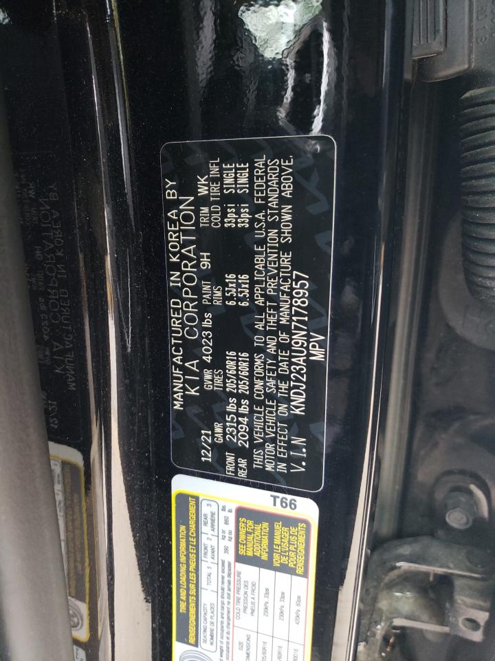 2022 KIA SOUL LX VIN:KNDJ23AU9N7178957