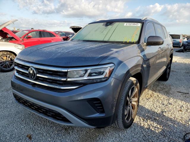 2021 VOLKSWAGEN ATLAS SEL PREMIUM VIN: 1V2TR2CA0MC599407