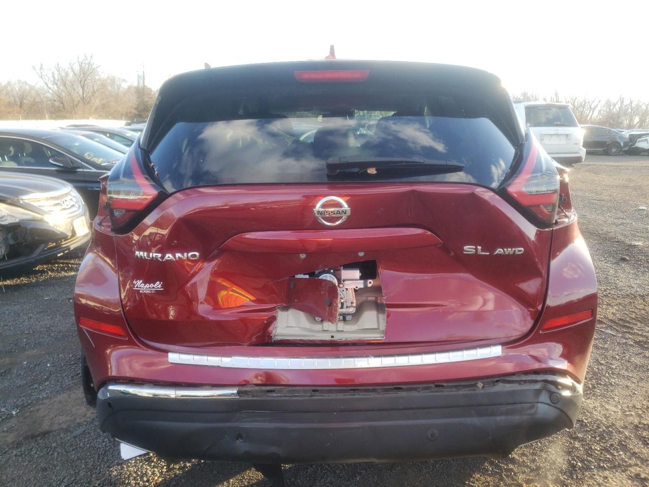 2022 NISSAN MURANO SL VIN:5N1AZ2CS0NC115444