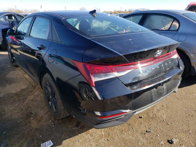 2021 HYUNDAI ELANTRA SEL VIN: 5NPLM4AG9MH013617