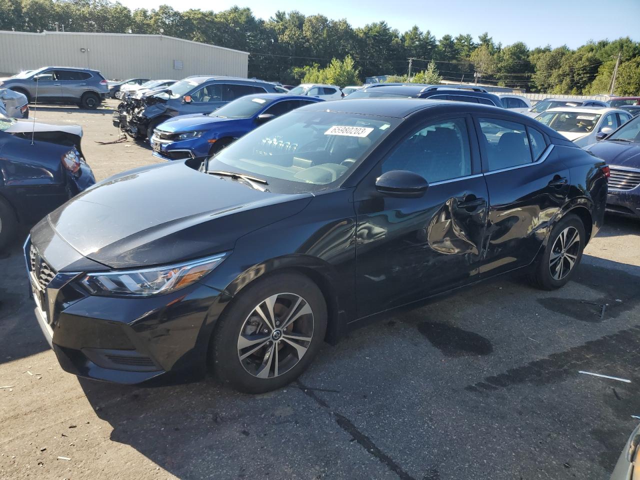 2022 NISSAN SENTRA SV VIN:3N1AB8CVXNY219617