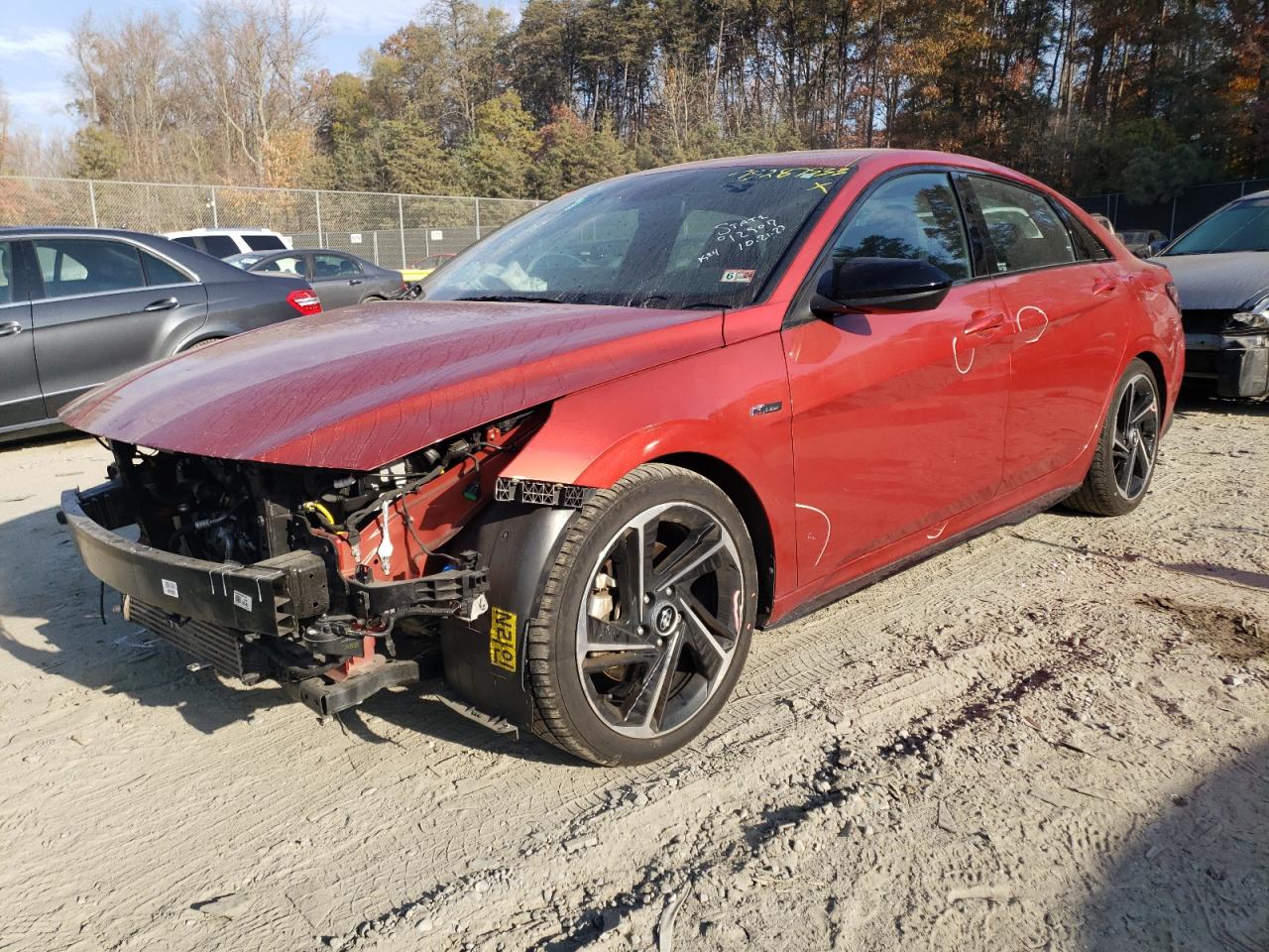 2022 HYUNDAI ELANTRA N LINE VIN:KMHLR4AF6NU231946