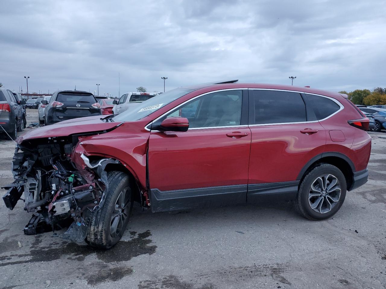 2022 HONDA CR-V EXL VIN:7FARW2H80NE025425