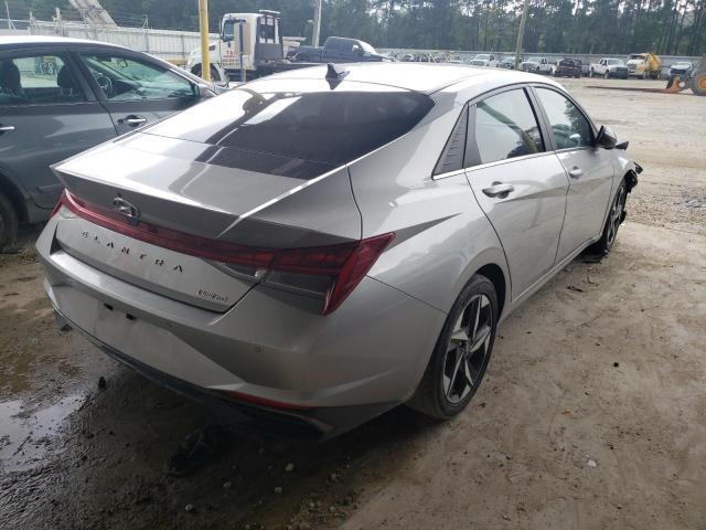 2021 HYUNDAI ELANTRA LIMITED VIN: 5NPLP4AG5MH010687