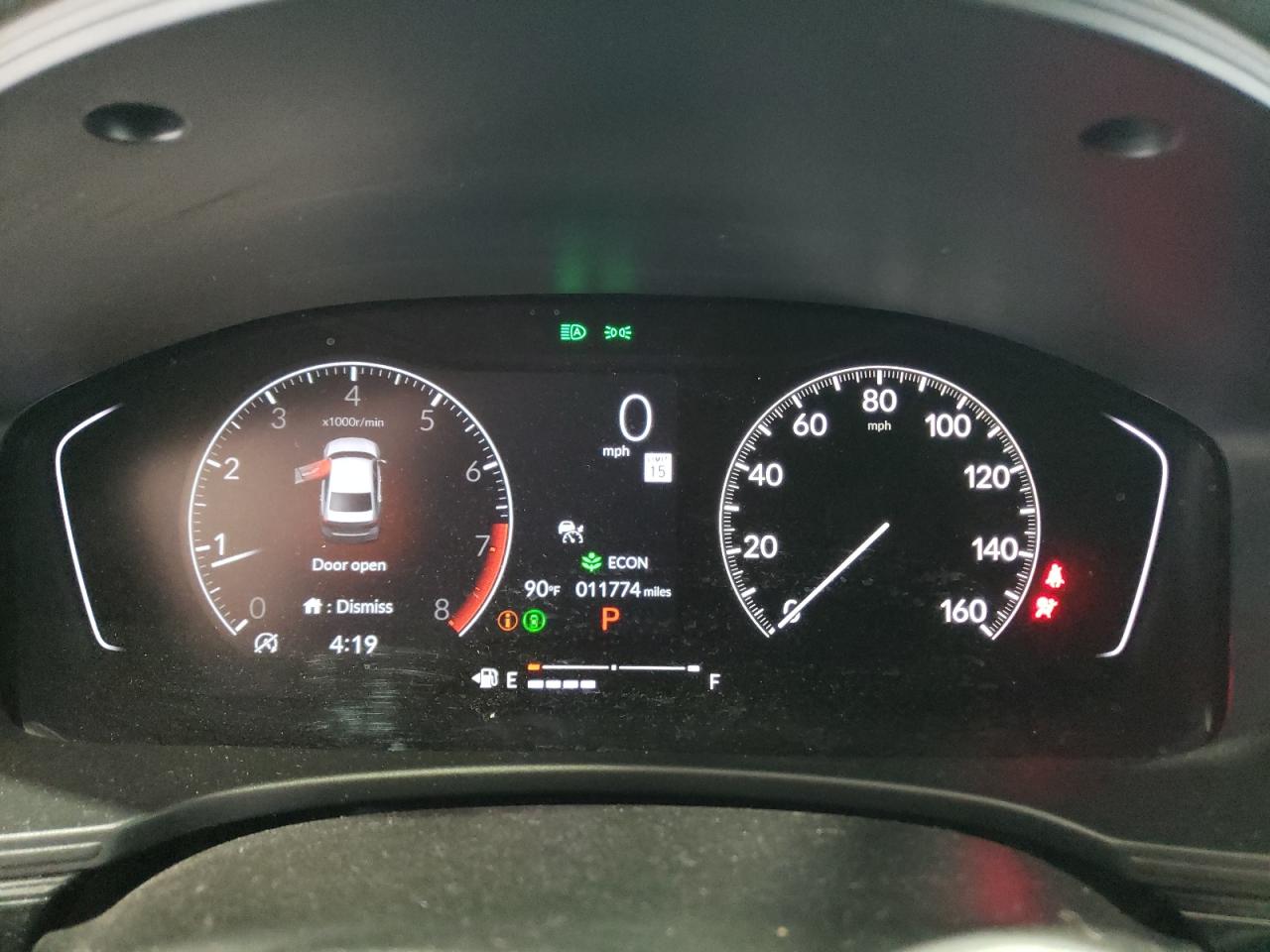 2023 HONDA CIVIC SPORT VIN:2HGFE2F55PH500611
