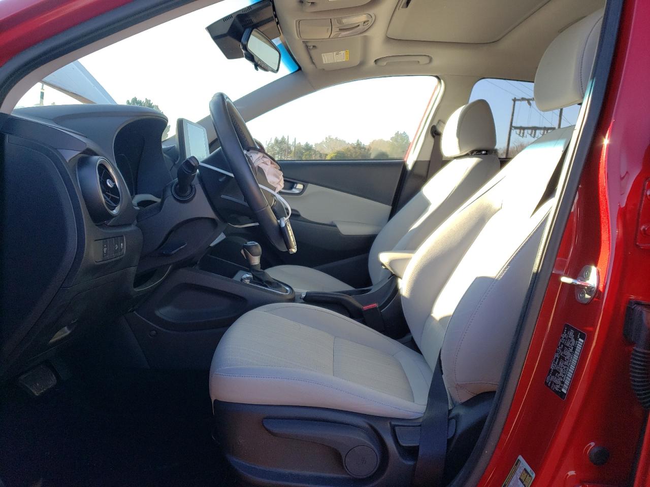 2022 HYUNDAI KONA SEL VIN:KM8K32AB7NU908517