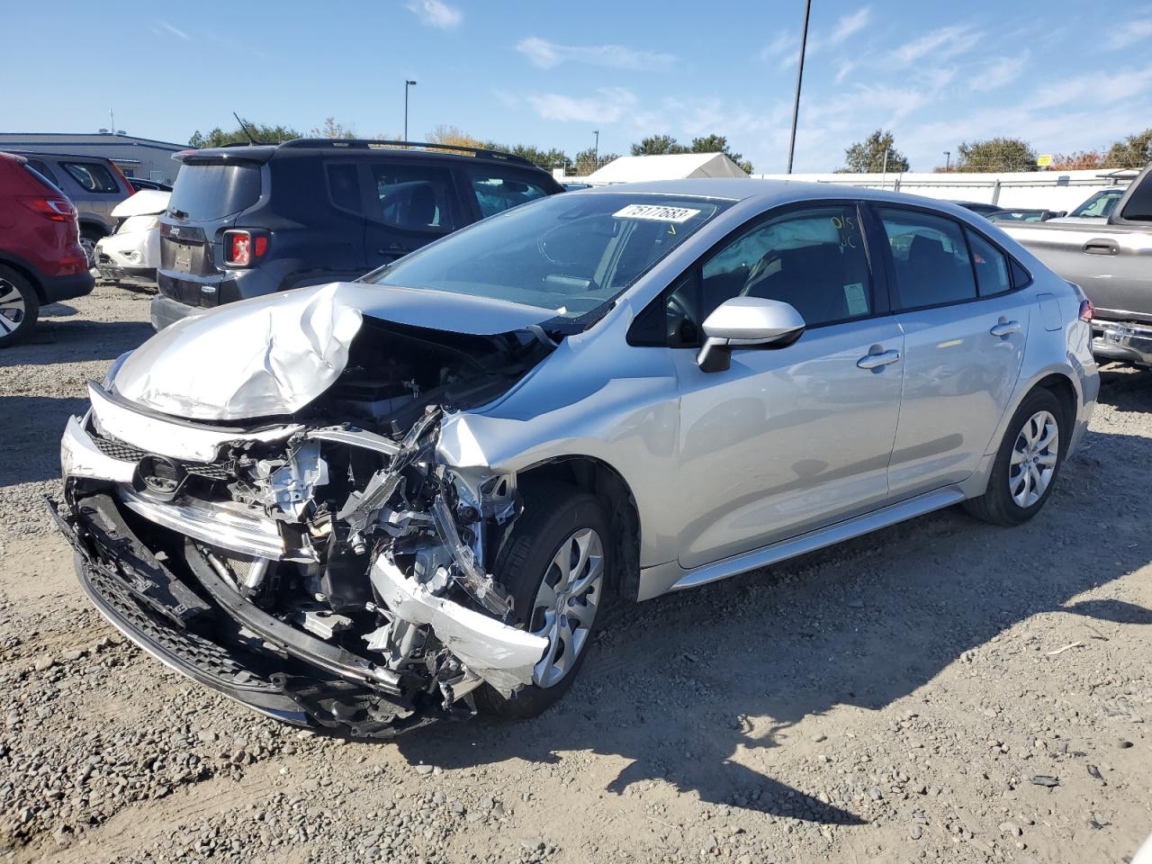 2022 TOYOTA COROLLA LE VIN:JTDEPMAEXN3033564