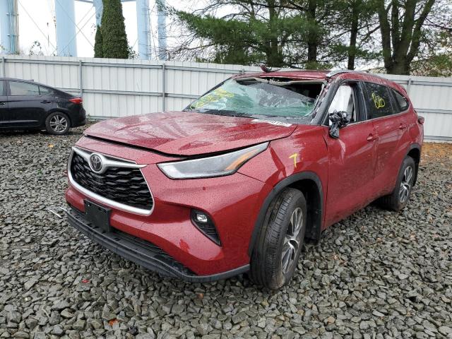 2021 TOYOTA HIGHLANDER XLE VIN: 5TDGZRBH3MS528291