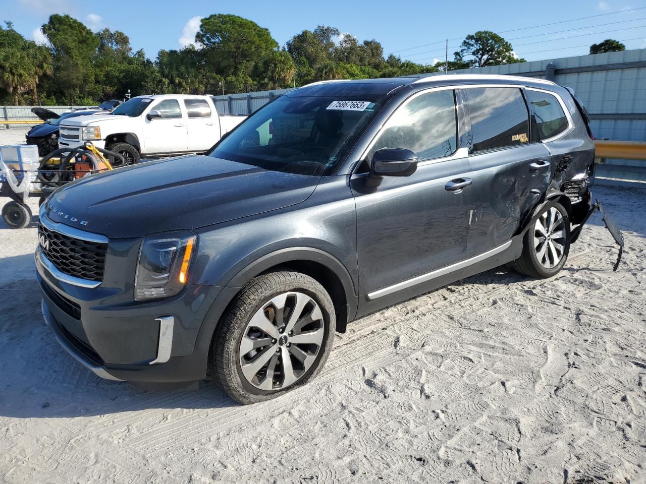2022 KIA TELLURIDE S VIN:5XYP64HC5NG280938