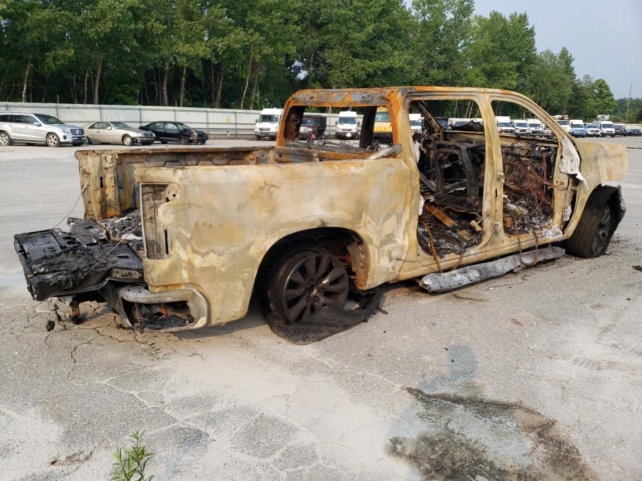 2022 CHEVROLET SILVERADO K1500 RST VIN:3GCUDEEL1NG593943