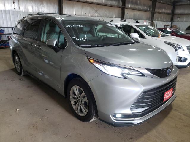 2021 TOYOTA SIENNA LIMITED VIN: 5TDZRK***********