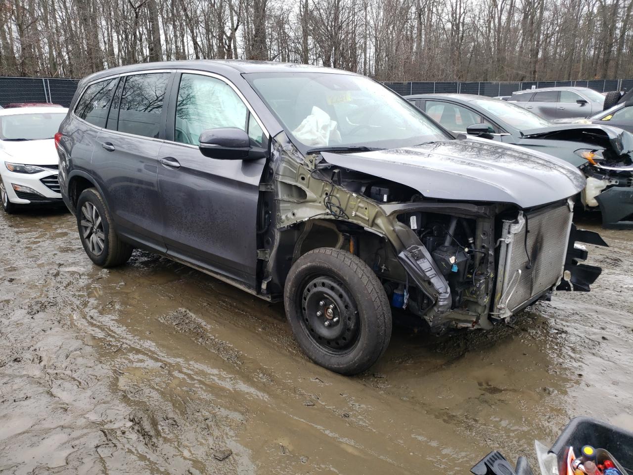 2022 HONDA PILOT EXL VIN:5FNYF6H52NB020439