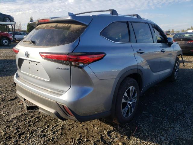 2021 TOYOTA HIGHLANDER HYBRID XLE VIN: 5TDHBR***********