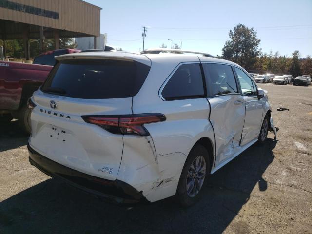 2021 TOYOTA SIENNA XLE VIN: 5TDYSKFC0MS029124
