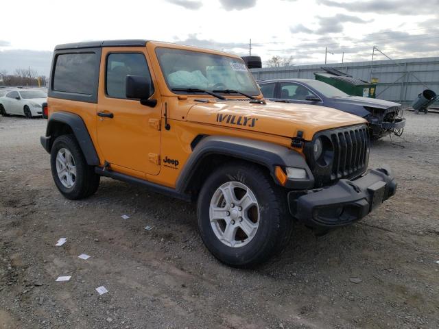 2021 JEEP WRANGLER SPORT VIN: 1C4HJX***********