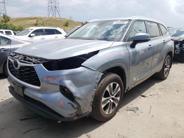 2021 TOYOTA HIGHLANDER XLE VIN: 5TDHZRBH5MS083315