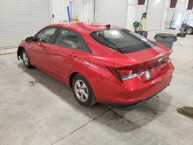 2021 HYUNDAI ELANTRA SE VIN: 5NPLL4AGXMH049481