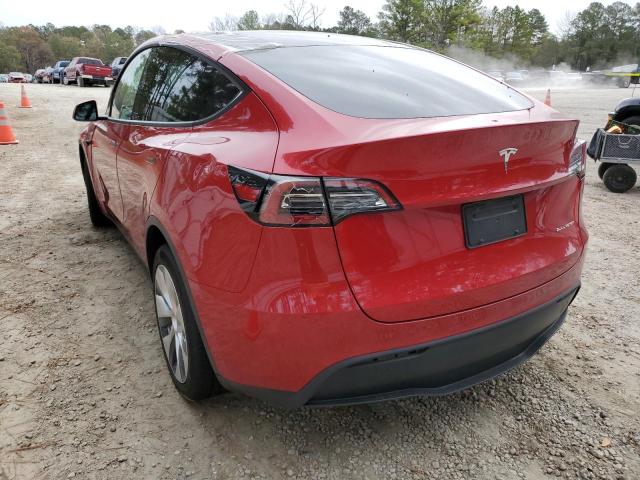 2021 TESLA MODEL Y VIN: 5YJYGDEE8MF202277