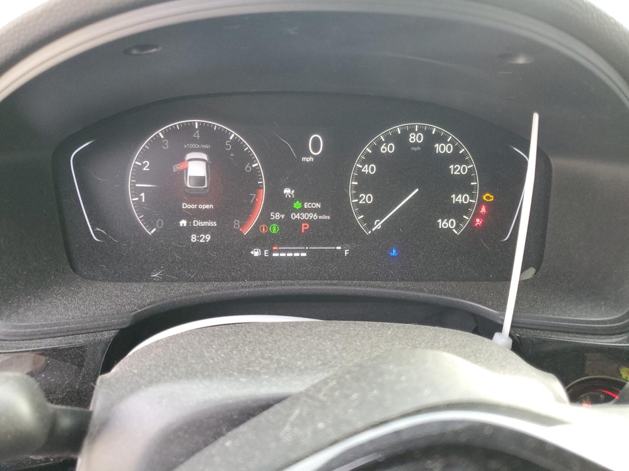 2022 HONDA CIVIC SPORT VIN:19XFL2H8XNE004336
