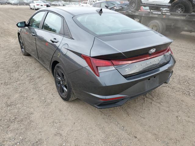 2021 HYUNDAI ELANTRA SEL VIN: 5NPLM4AG2MH021588