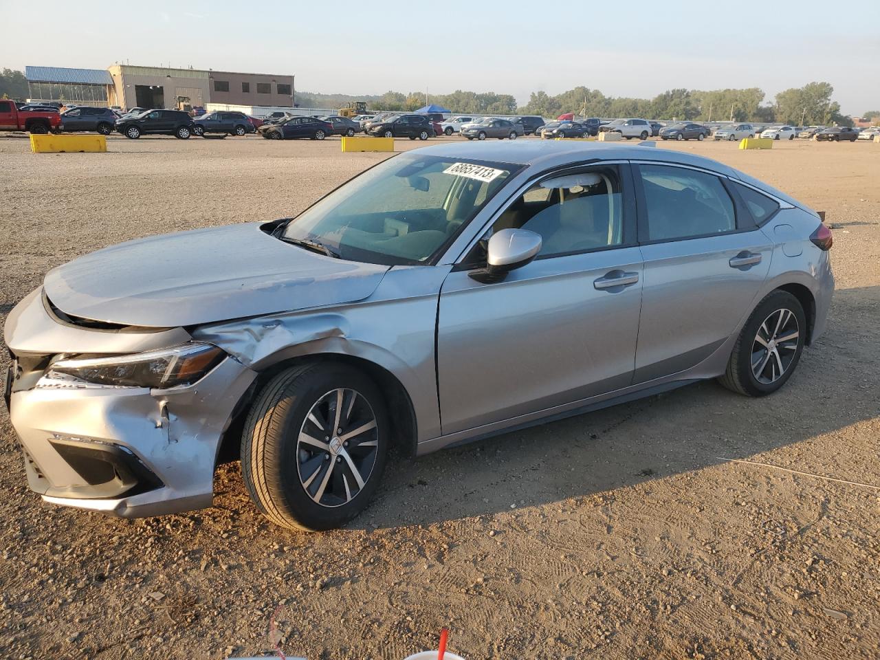 2022 HONDA CIVIC LX VIN:19XFL2H5XNE023345