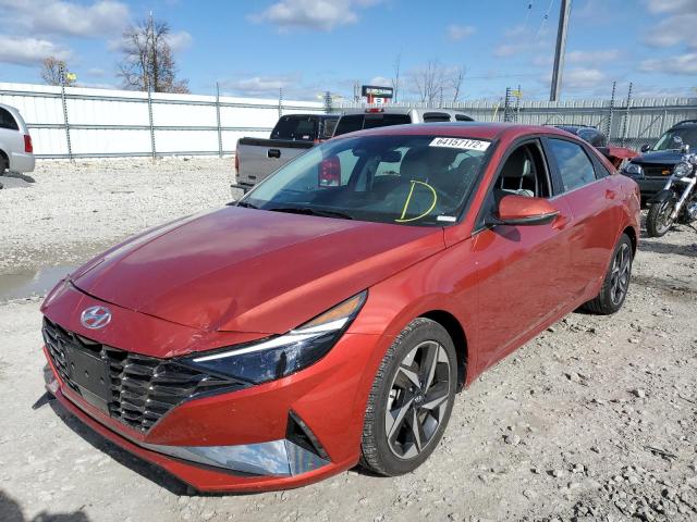 2021 HYUNDAI ELANTRA LIMITED VIN: KMHLP4AG1MU130388