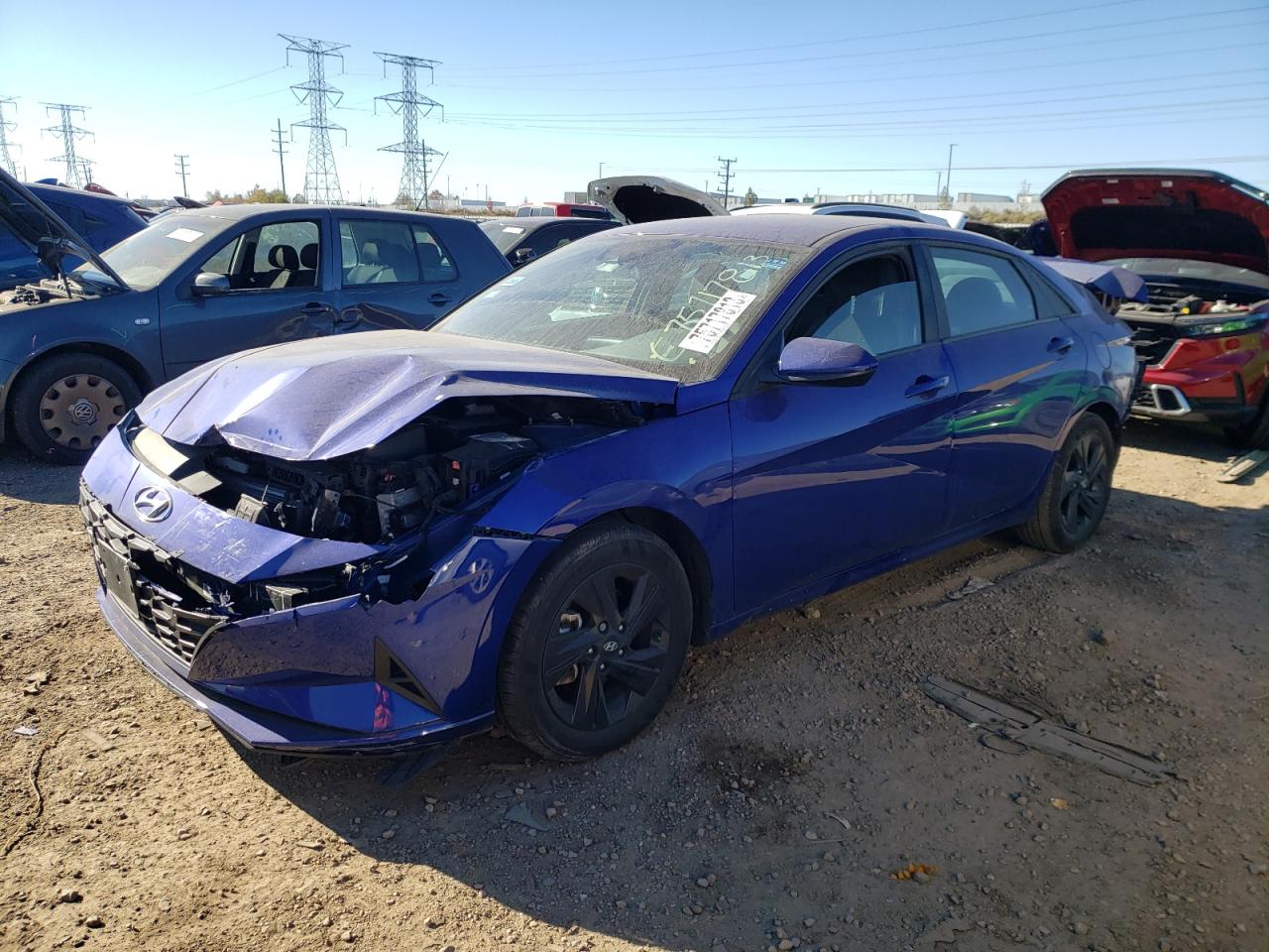 2023 HYUNDAI ELANTRA SEL VIN:KMHLM4AG6PU435575