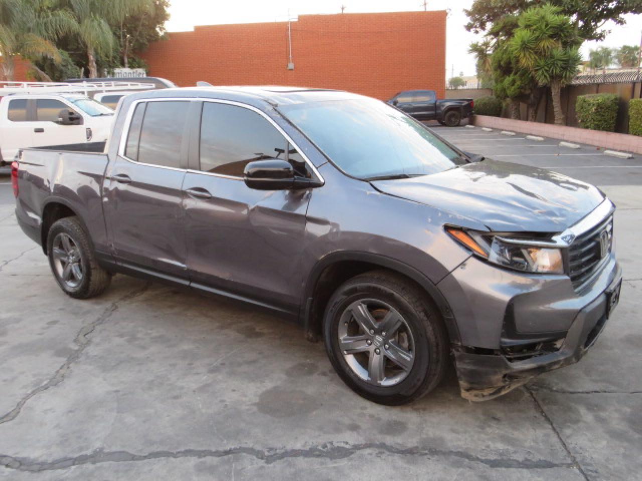 2022 HONDA RIDGELINE RTL VIN:5FPYK3F58NB010048