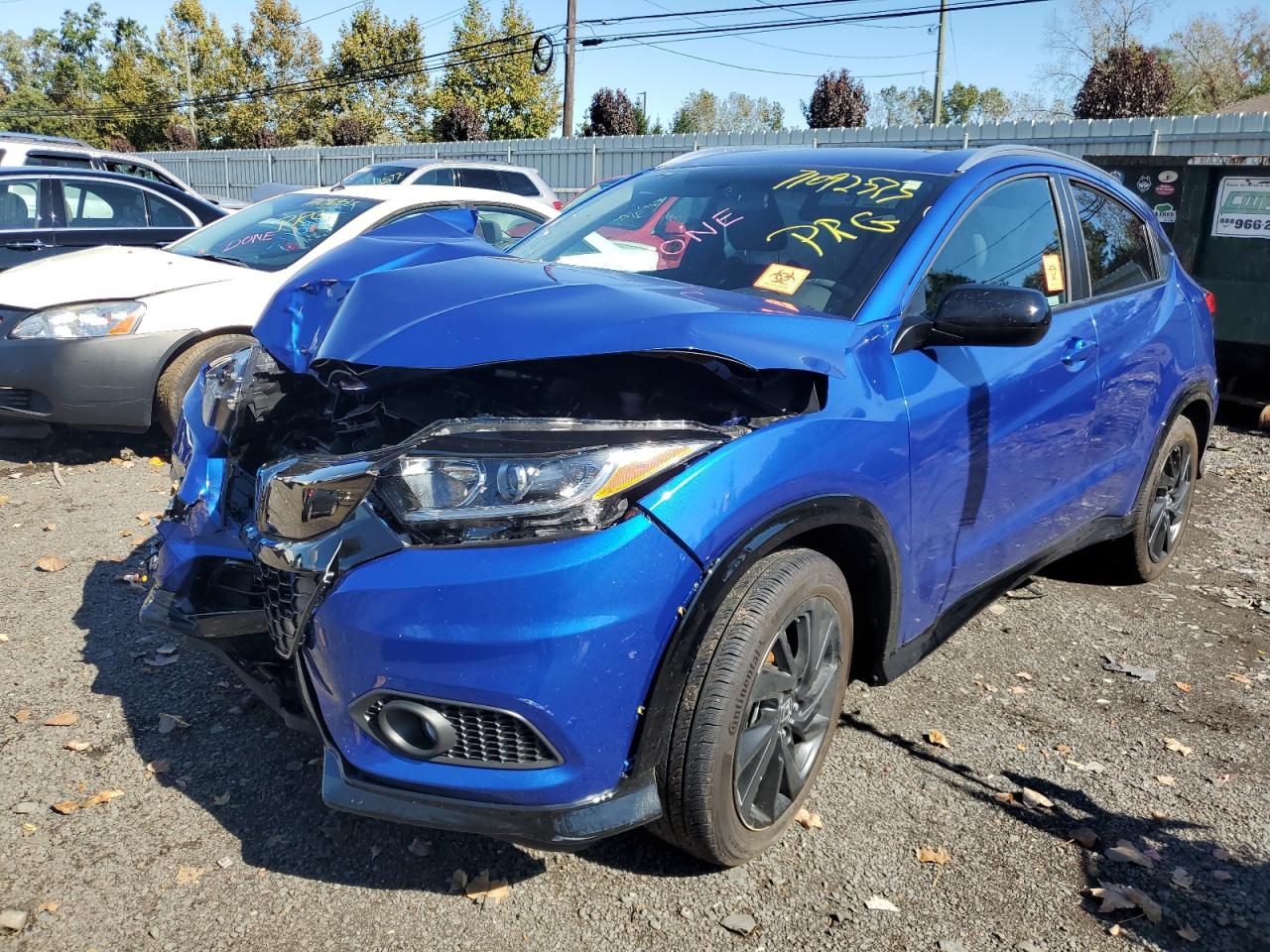 2022 HONDA HR-V SPORT VIN:3CZRU6H12NM760229
