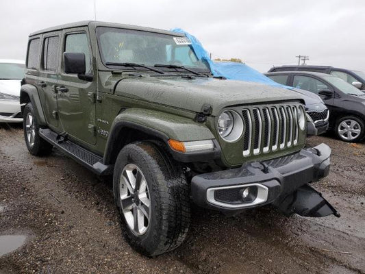 2021 JEEP WRANGLER UNLIMITED SAHARA VIN: 1C4HJXEG9MW615129