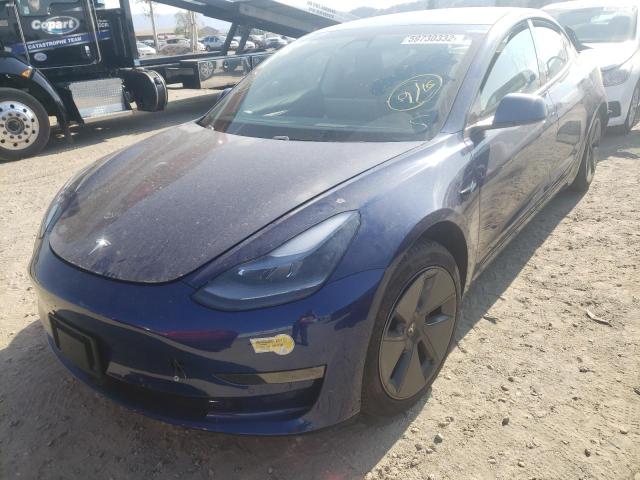 2021 TESLA MODEL 3 VIN: 5YJ3E1EA1MF077330