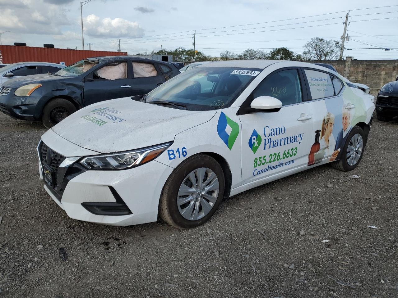 2022 NISSAN SENTRA S VIN:3N1AB8BVXNY279446