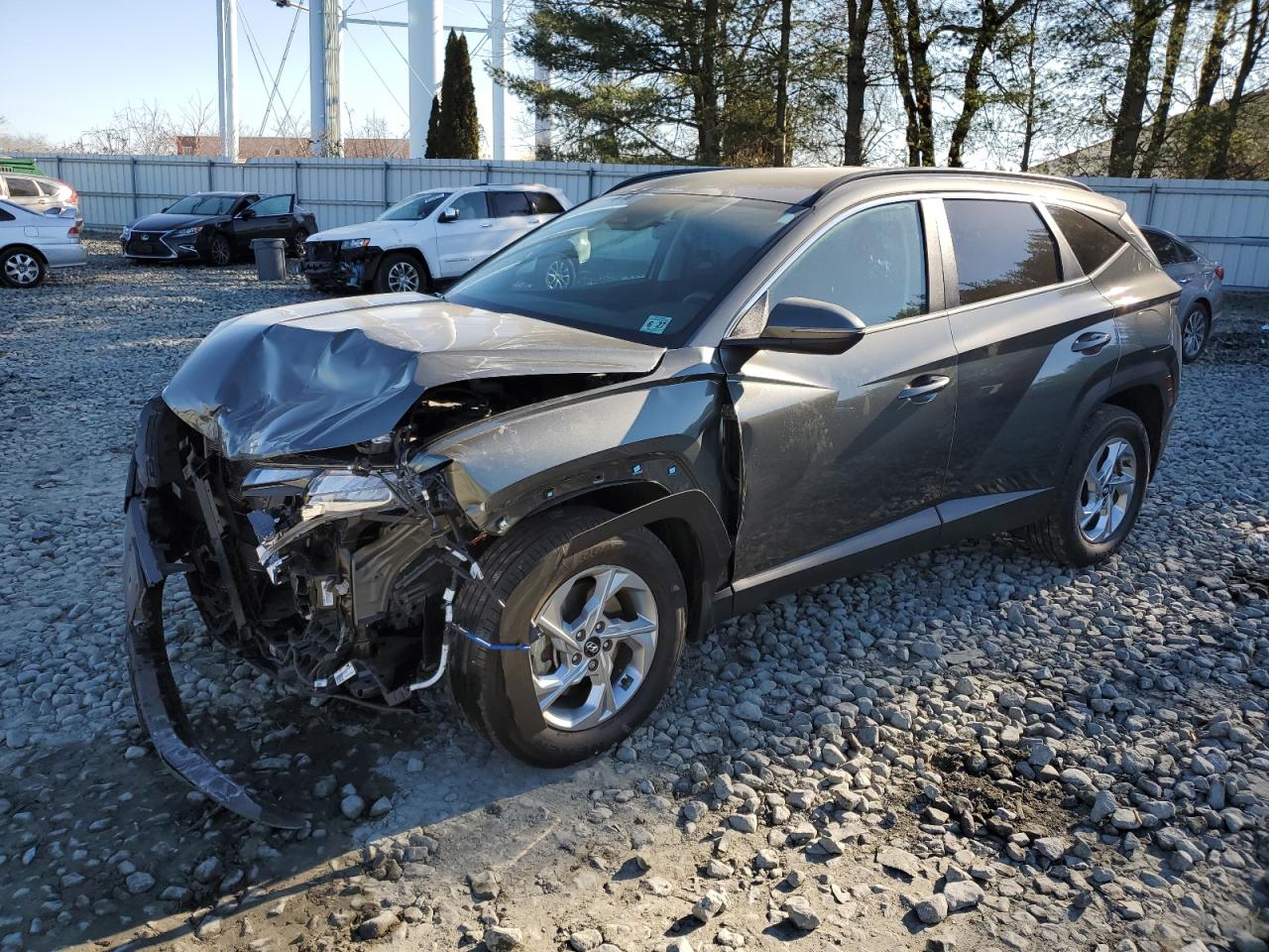 2022 HYUNDAI TUCSON SEL VIN:5NMJBCAE4NH137606