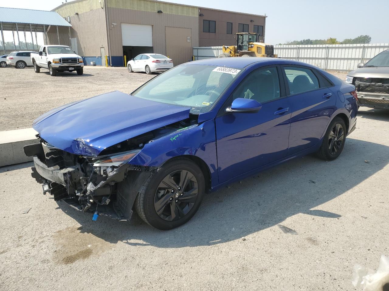 2022 HYUNDAI ELANTRA SEL VIN:5NPLS4AG7NH082054