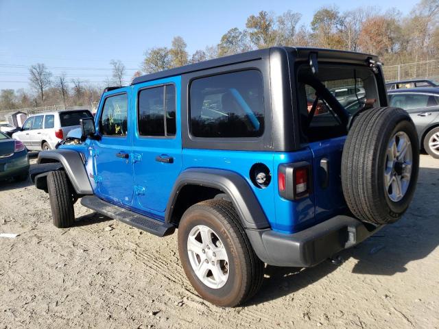 2021 JEEP WRANGLER UNLIMITED SPORT VIN: 1C4HJXDN1MW730940