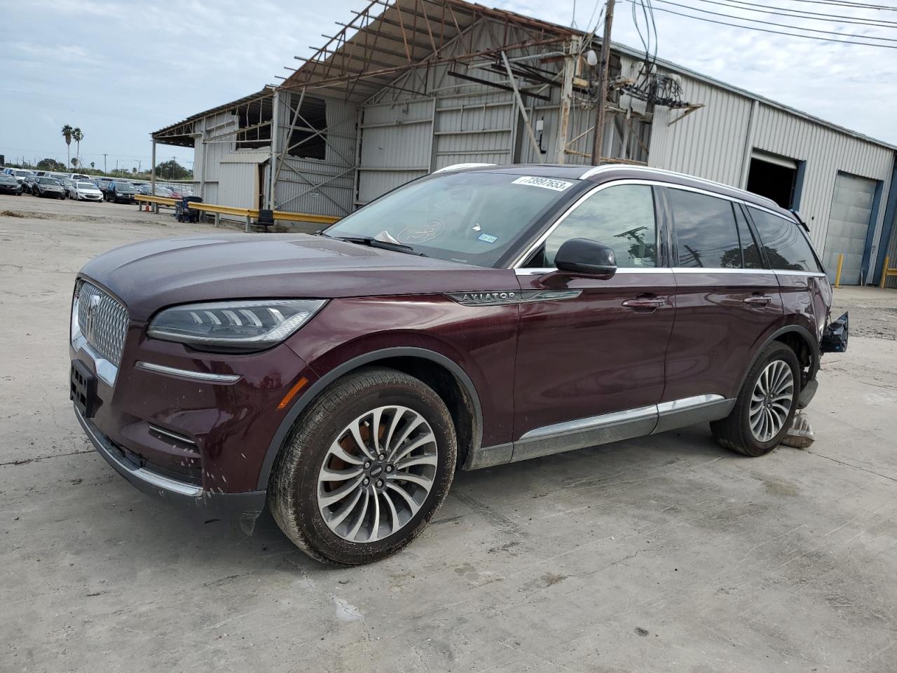 2022 LINCOLN AVIATOR  VIN:5LM5J6WC1NGL16313