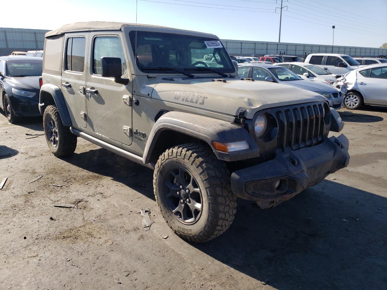 2022 JEEP WRANGLER UNLIMITED SPORT VIN:1C4HJXDM5NW279634