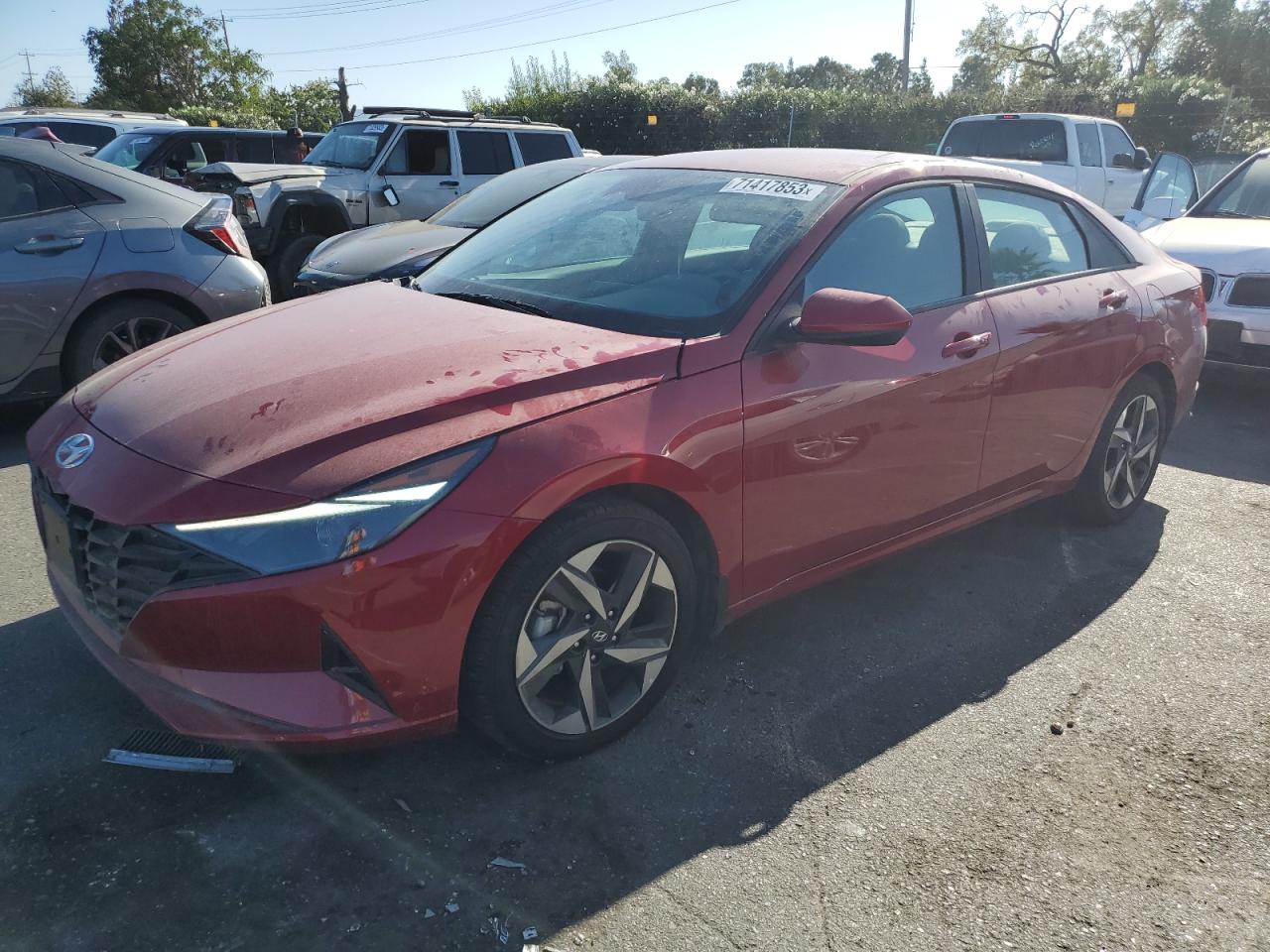 2023 HYUNDAI ELANTRA SEL VIN:KMHLS4AG6PU461258