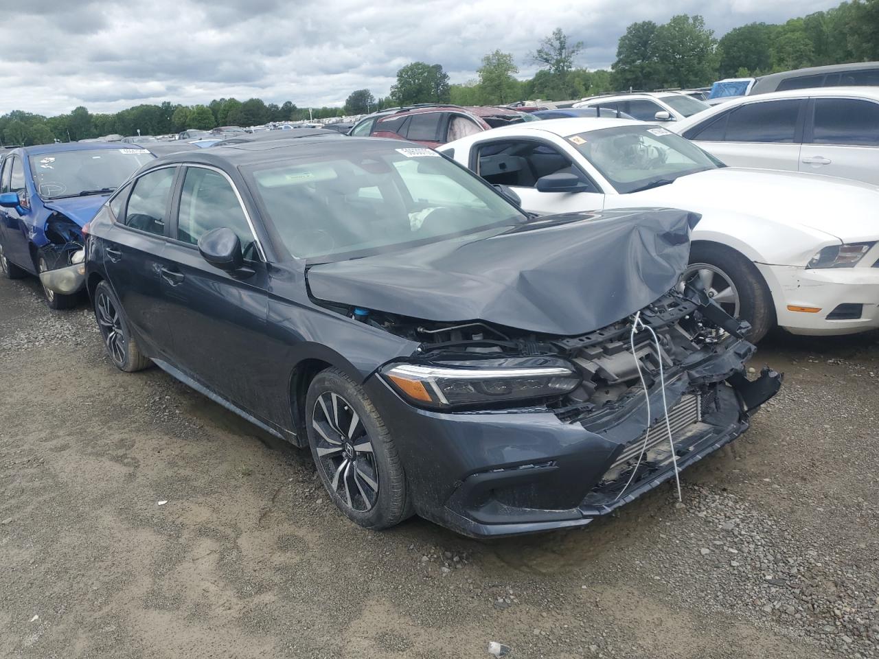 2022 HONDA CIVIC EXL VIN:19XFL1H73NE007936